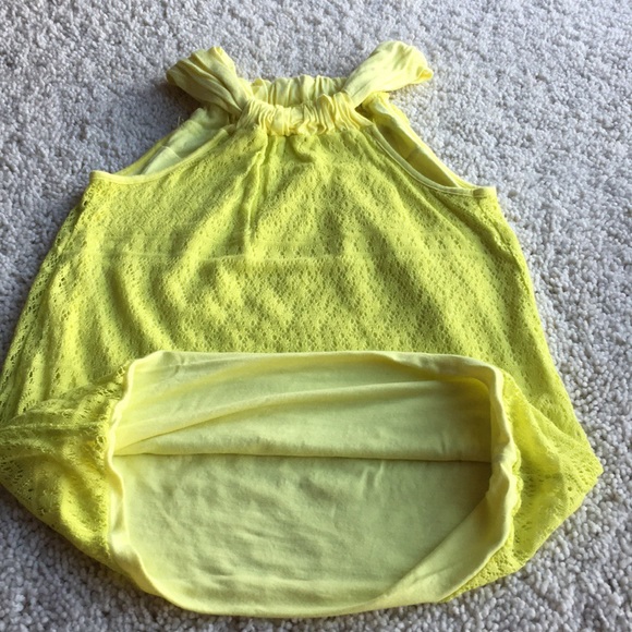 Ella Moss Halter Top.    Yellow.     Size XS - Picture 4 of 6